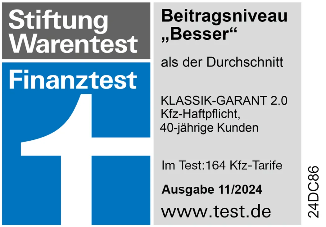 KFZ Signet Stiftung Warentest Finanztest