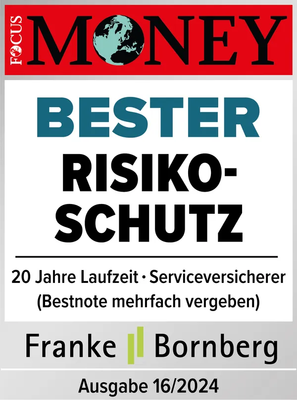 Risikolebensversicherung: Focus Money Bester Risikoschutz